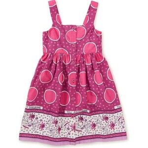 Tea Collection Sleeveless Dress Kenya Leso 'You Are My Sunshine' Sz 6